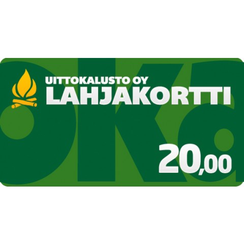 Lahjakortti 20 euroa