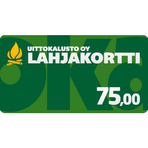 Lahjakortti 75 euroa